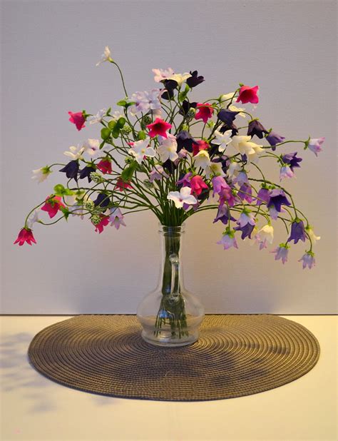 In this Wonderful Bluebells Bouquet there are more than 80 flowers! Each flower is handmadeQ ...