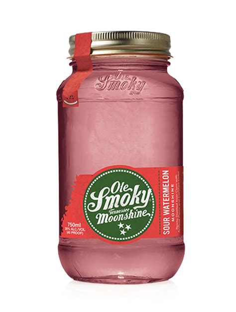 OLE SMOKY SOUR WATERMELON MOONSHINE 750 ML