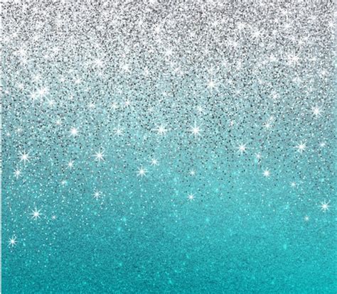 Teal Ombre Glitter Background