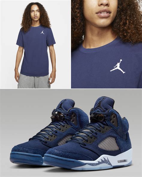 Air Jordan 5 Midnight Navy Shirts Hats Clothing Outfits