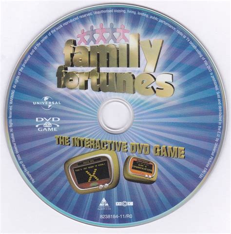 Family Fortunes: The Interactive TV Game (2005) DVD Player box cover art - MobyGames