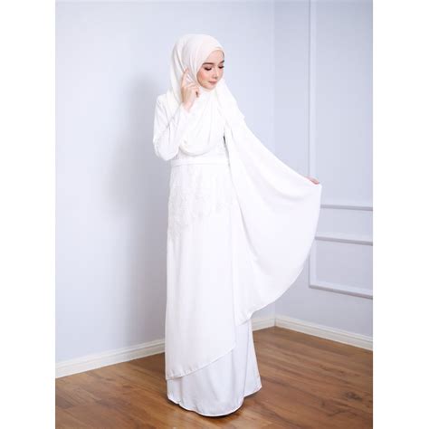 Dress Akad Nikah, Women's Fashion, Muslimah Fashion, Dresses on Carousell