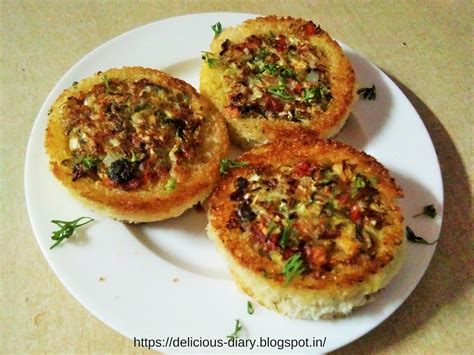 Mixed Vegetable Bread Canapes | Breakfast Ideas With Bread