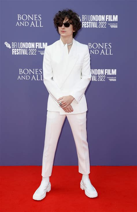 Timothée Chalamet Wears a Skeletal Silver Choker to the London ‘Bones ...