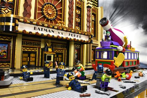 Lego Batman vs Joker At The Art Deco Gotham Theater - LegoGenre