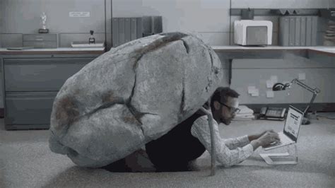 Under A Rock Hiding GIF - Under A Rock Hiding Escape - Discover & Share GIFs