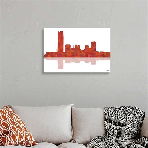 Oklahoma City Oklahoma Skyline I Wall Art, Canvas Prints, Framed Prints, Wall Peels | Great Big ...