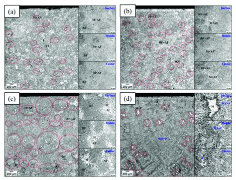 Microstructures of medium-carbon low-alloy steel isothermally heat ...