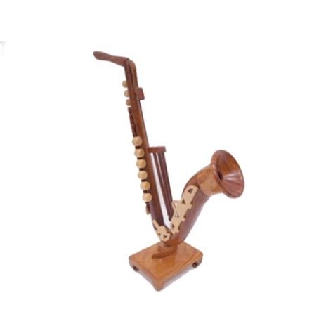 Wooden Saxophone Model - Mahogany Wood Designs