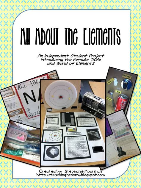 All About the Elements - Teaching in Room 6