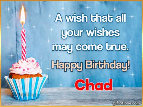 Happy Birthday Chad