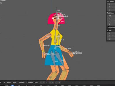 Rigging 2D Character in Blender Masterclass online by to Will Anderson