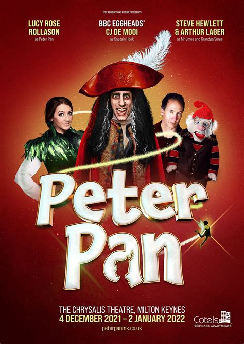 Peter Pan Panto - 6th Dec 7pm - Chrysalis Theatre Milton Keynes