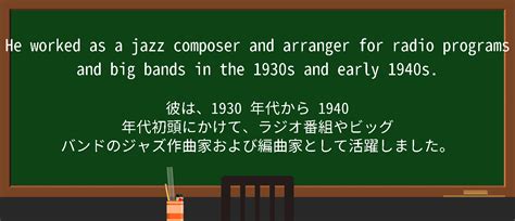 【英単語】jazz composerを徹底解説！意味、使い方、例文、読み方