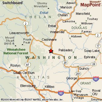 Wenatchee, Washington Area Map & More