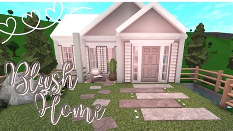 Blush Budget Home! || Bloxburg Speedbuild || BLOXBURG| Blush Family Budget Home 30K | House Build