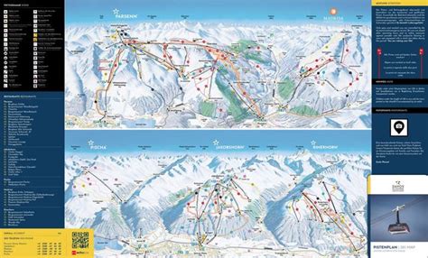 Davos Ski resort - Piste map Davos/Klosters Mountains