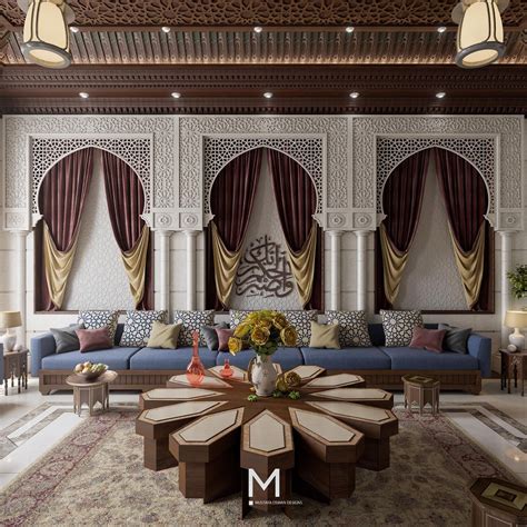 Free 3D Models - LIVING ROOM - ORIENTAL MAJLIS - by mustafa osman | Islamic interior design ...