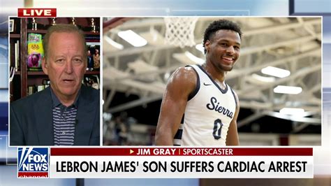 Bronny James' cardiac arrest 'stunning, shocking': Jim Gray | Fox News ...