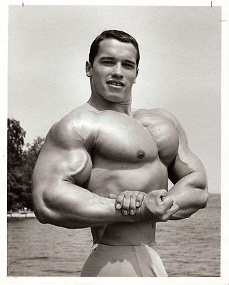 ARNOLD SCHWARZENEGGER YOUNG BODYBUILDER, B&W PHOTO, AUSTRIA | #251066571