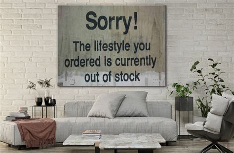 Banksy Street Art Canvas-banksy Quotes sorry - Etsy