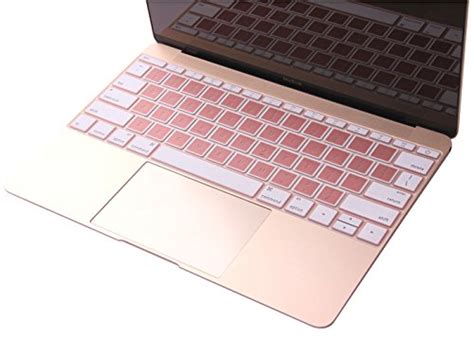 Rose Gold Keyboard Cover for 2018 2017 2016 Release MacBook Pro 13 Inch ...