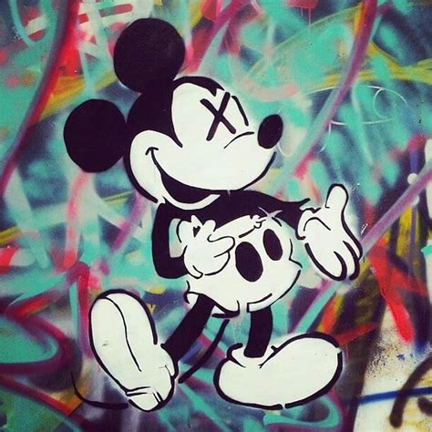 Graffiti Mouse | Graffiti murals, Mickey mouse and friends, Chris brown art