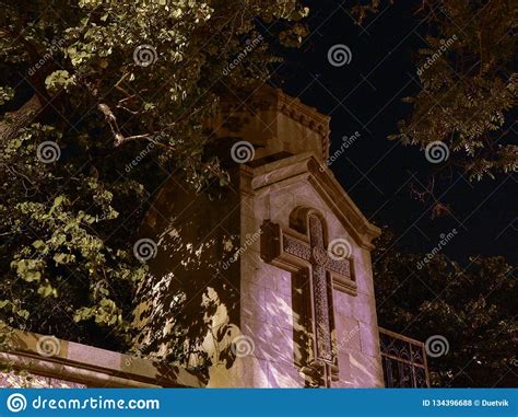 Church Chapel on Night Sky Background Stock Photo - Image of place ...