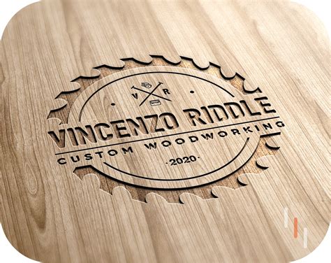 Custom Wood Logo Design And Watermark Custom Wood Logo | Etsy