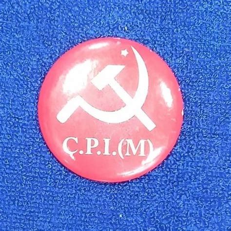 Round CPIM Logo Badge at Rs 5/piece | Promotional Badges in Kolkata ...