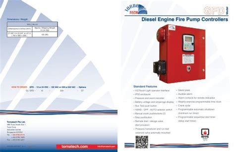 Diesel Engine Fire Pump Controllers GFD Model - Tornatech