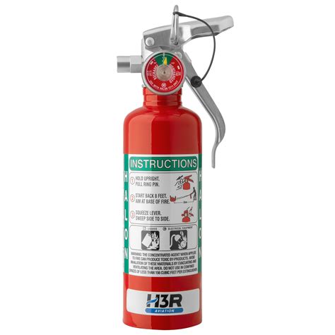 A344T - 1.25 lb. Halon 1211 Fire Extinguisher – H3R Aviation