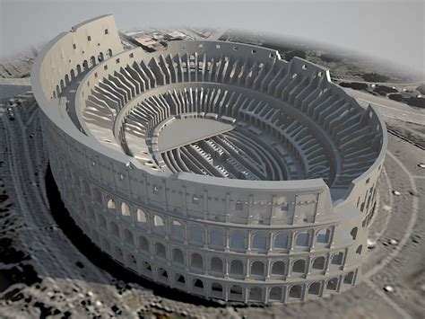 Roman Colosseum Ruins 3D Model .max .obj .3ds .fbx .c4d .lwo .lw .lws - CGTrader.com