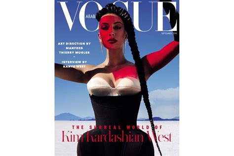 Kanye West Interviews Kim Kardashian for 'Vogue Arabia' September Cover | Kanye west interview ...