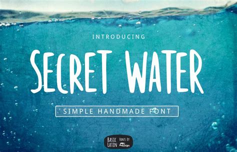 10+ best water fonts to make your design a splash (2023) - Desircle