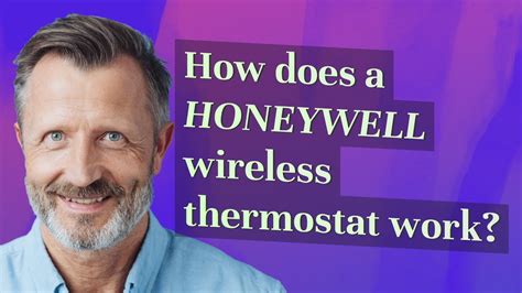 How does a Honeywell wireless thermostat work? - YouTube