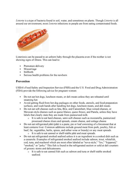 Listeria in Pregnancy - Listeria is a type of bacteria found in soil, water, and sometimes on ...