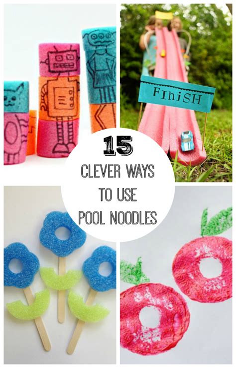 15 Clever Ways to Use Pool Noodles | Make and Takes