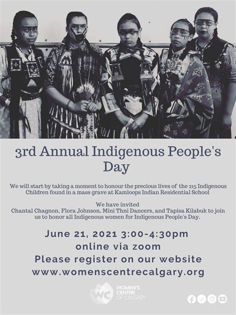 National Indigenous Peoples Day (Online) - Women's Centre of Calgary