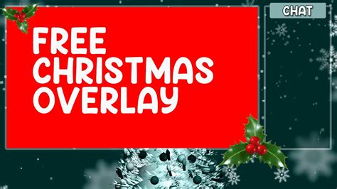 Free Christmas Streaming Overlay - YouTube