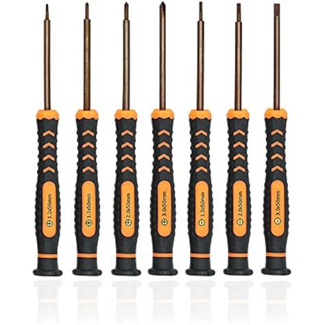 Precision Screwdriver Screwdrivers Set Of 7, Phillips And Flathead With Magnetic | eBay