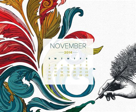 November Calendar Artwork | November calendar, Artwork, Painting & drawing