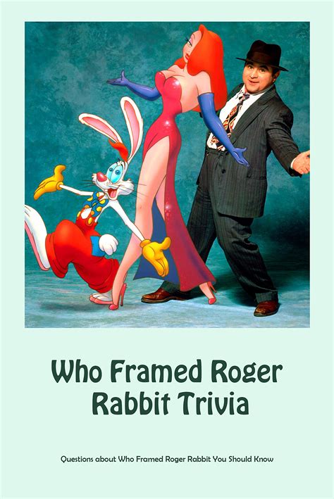 Buy Who Framed Roger Rabbit Trivia: Questions about Who Framed Roger Rabbit You Should Know ...