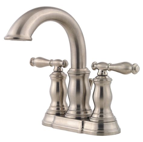 Pfister Hanover 2 Handle Bathroom Faucet in Brushed Nickel | The Home ...