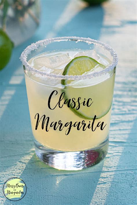 The Classic Margarita, a mainstay cocktail. Surprisingly easy to make with three ingredients ...