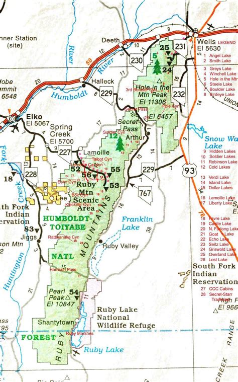 HIKING THE RUBY MOUNTAINS | Road trip, Mountain trails, Area map