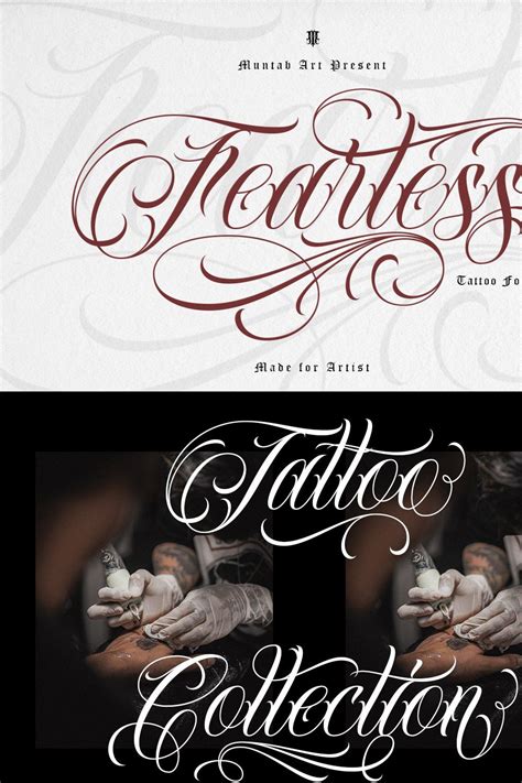 Fearless | Tattoo Font – MasterBundles