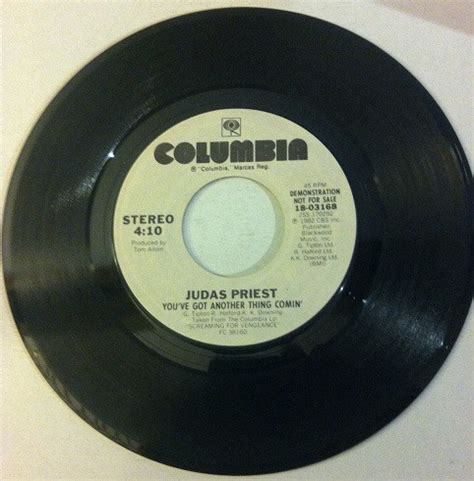 Judas Priest - You've Got Another Thing Comin' (Vinyl, 7", 45 RPM ...