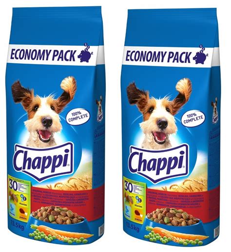 CHAPPI WOŁOWINA DRÓB WARZYWA 13.5 KG x2 (27KG) - 6711195088 - oficjalne archiwum Allegro