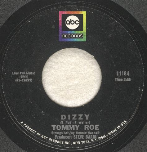 Tommy Roe – Dizzy (1969, Monarch Pressing, Vinyl) - Discogs